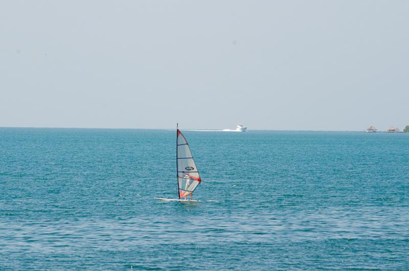 Windsurf en Isla Boqueron Grande, Archipielago San...