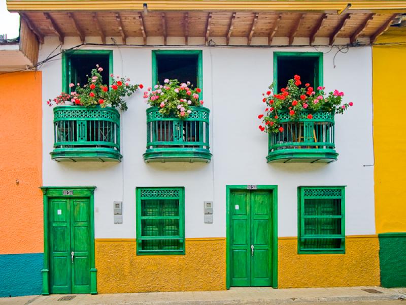 Vivienda Colonial, Jerico, Suroeste AntioqueÃ±o,...