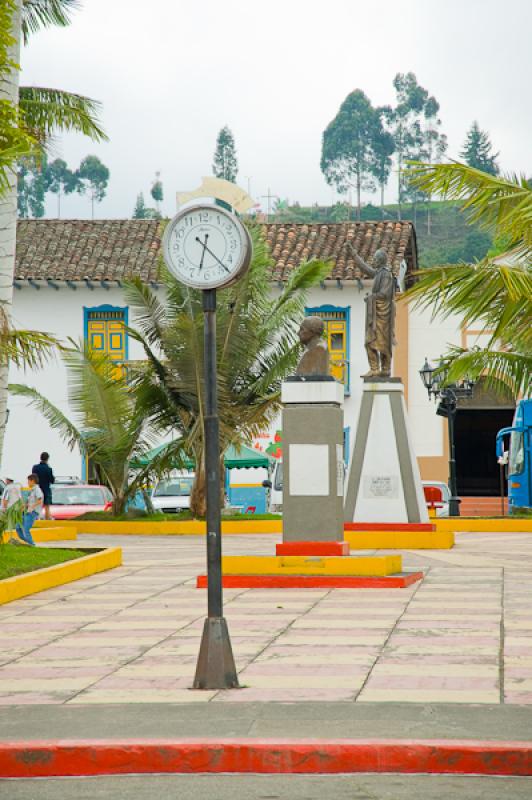 Plaza de Bolivar Salento, Salento, Quindio, Armeni...