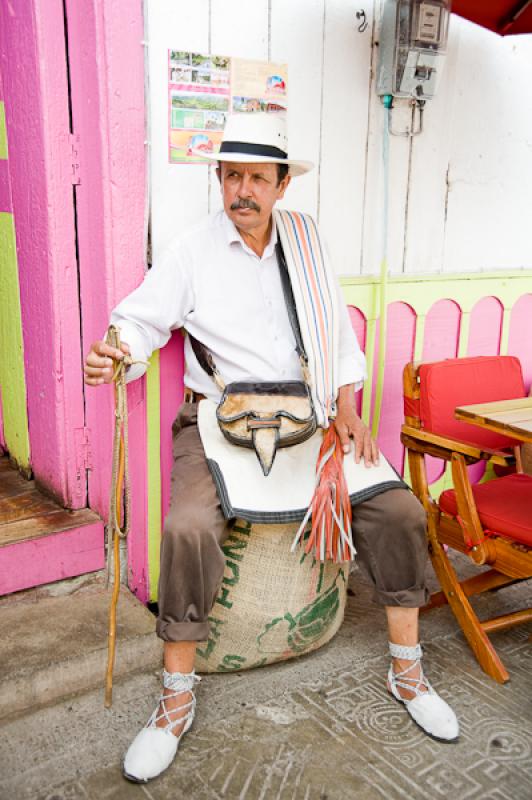 Campesino de Salento, Quindio, Armenia, Colombia