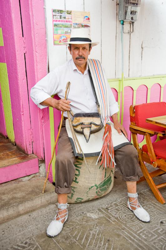 Campesino de Salento, Quindio, Armenia, Colombia