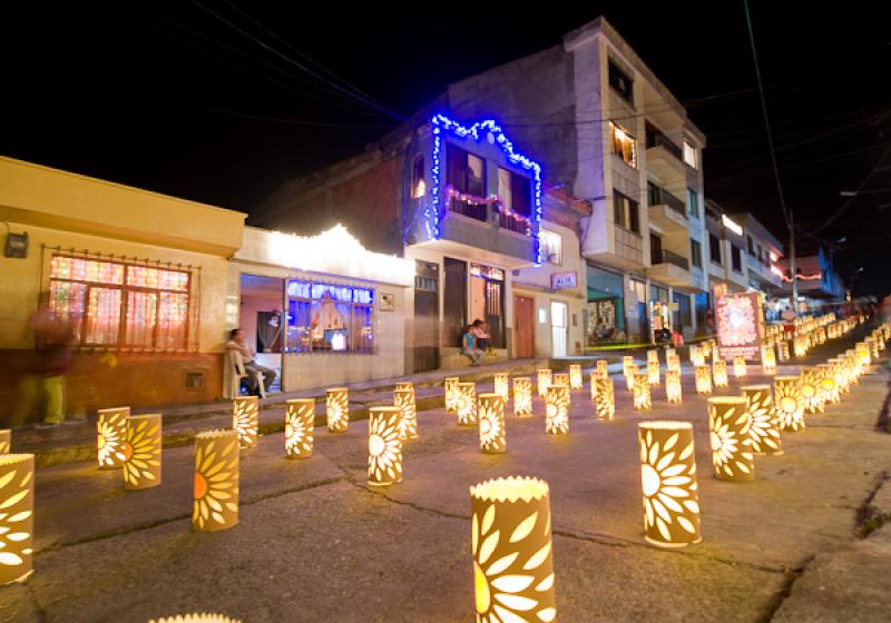 Dia de las Velitas, Quimbaya, Quindio, Armenia, Co...