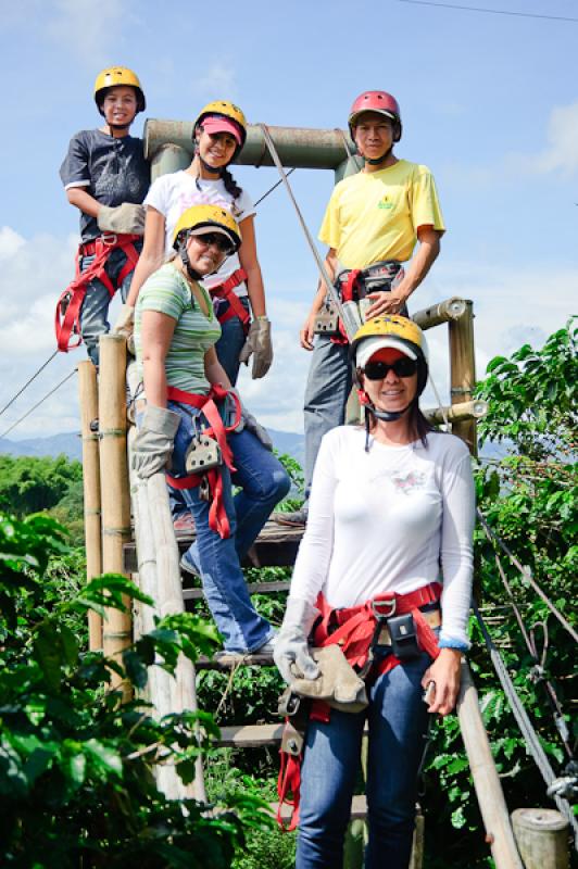 Familia en Sonriendo, Eje Cafetero, Quindio, Armen...