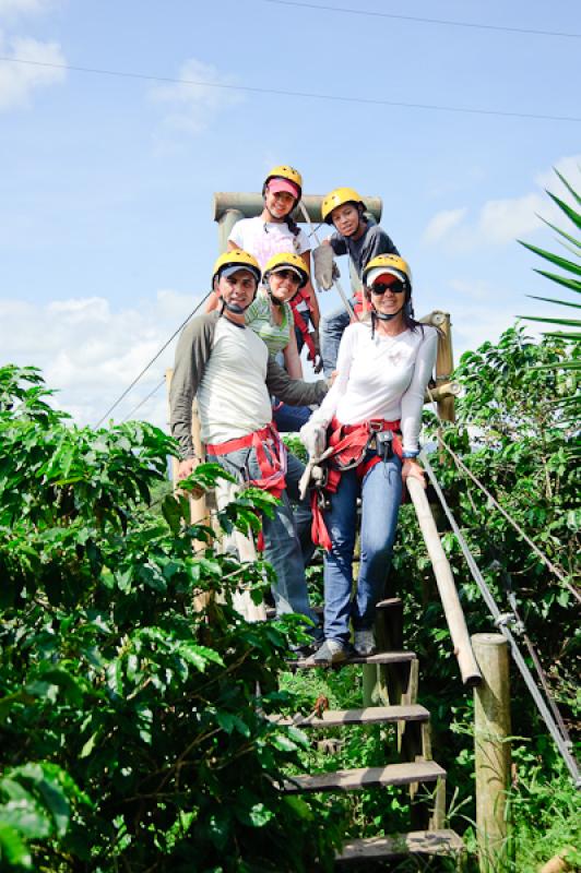 Familia en Sonriendo, Eje Cafetero, Quindio, Armen...