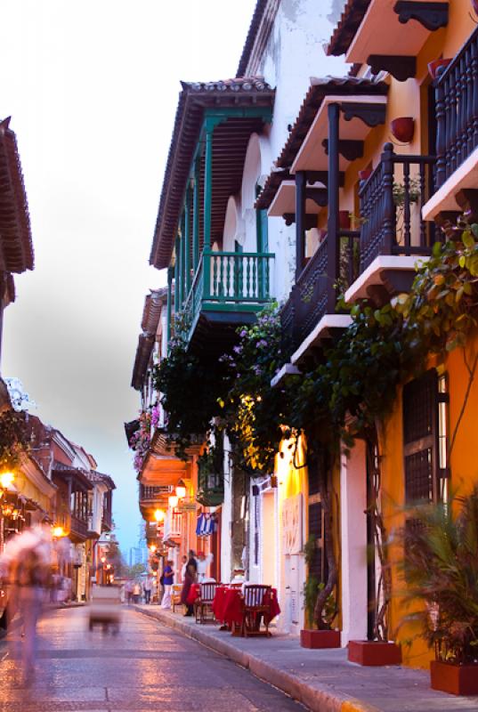 Arquitectura Colonial, Cartagena, Bolivar, Colombi...