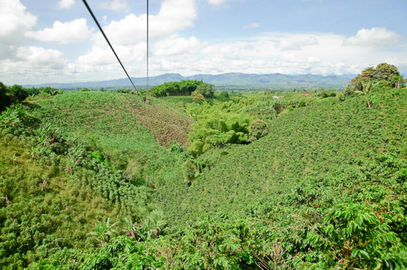 Paisaje del Eje Cafetero, Quindio, Armenia, Colomb...