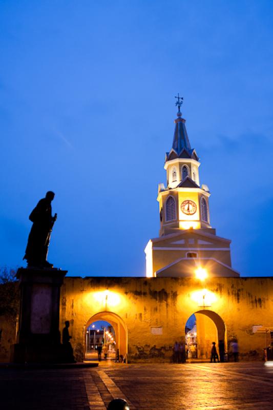 Torre del Reloj, Cartagena, Bolivar, Colombia