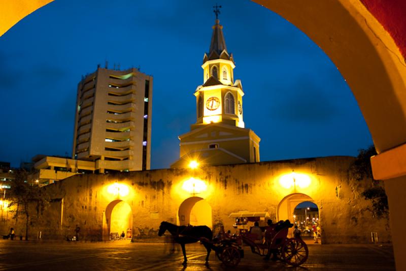 Torre del Reloj, Cartagena, Bolivar, Colombia