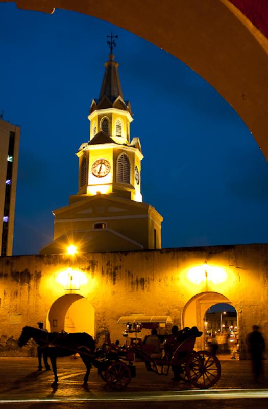 Torre del Reloj, Cartagena, Bolivar, Colombia