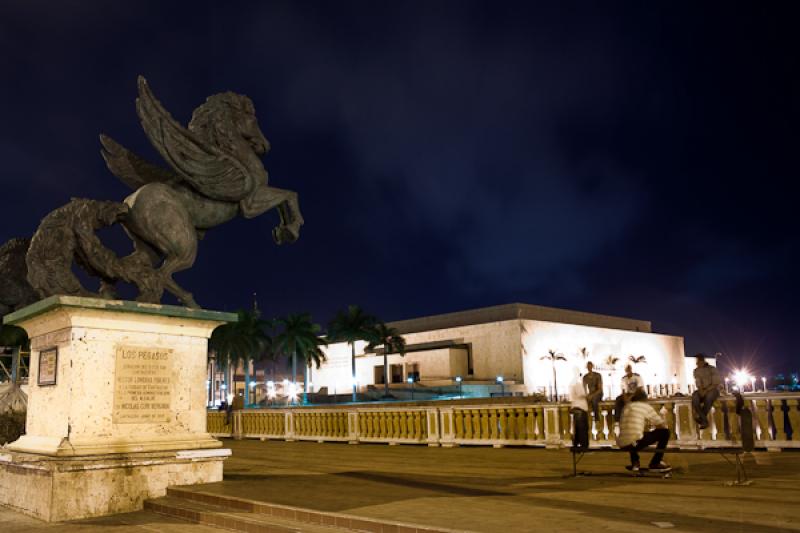 Muelle de los Pegasos, Cartagena, Bolivar, Colombi...