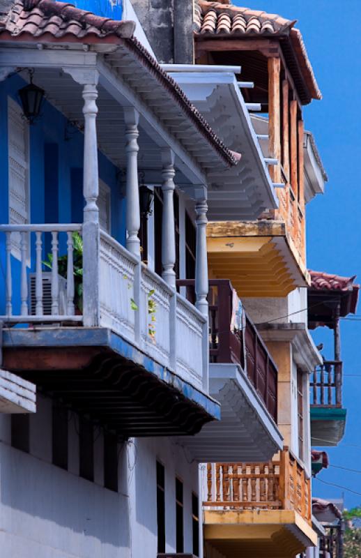 Arquitectura Colonial, Cartagena, Bolivar, Colombi...