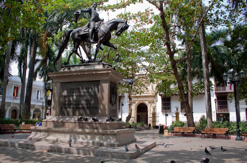 Plaza Bolivar, Cartagena, Bolivar, Colombia