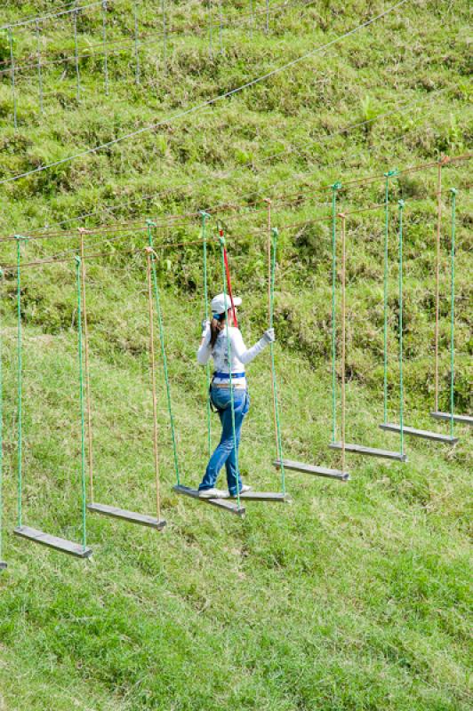 Puente de Equilibrio, Eje Cafetero, Quindio, Armen...