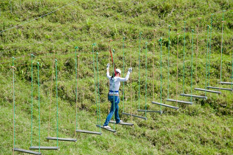 Puente de Equilibrio, Eje Cafetero, Quindio, Armen...