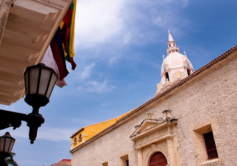 Plaza de la Proclamacion, Cartagena, Bolivar, Colo...