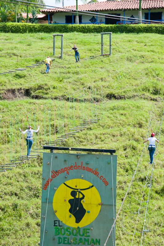 Puente de Equilibrio, Eje Cafetero, Quindio, Armen...