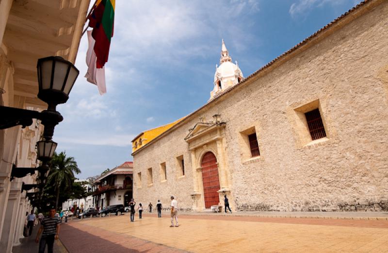 Plaza de la Proclamacion, Cartagena, Bolivar, Colo...