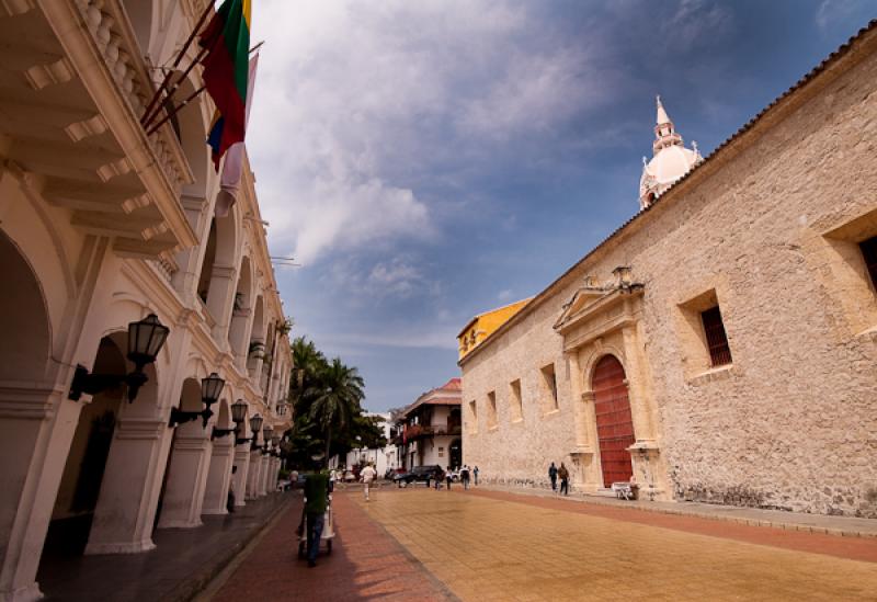 Plaza de la Proclamacion, Cartagena, Bolivar, Colo...