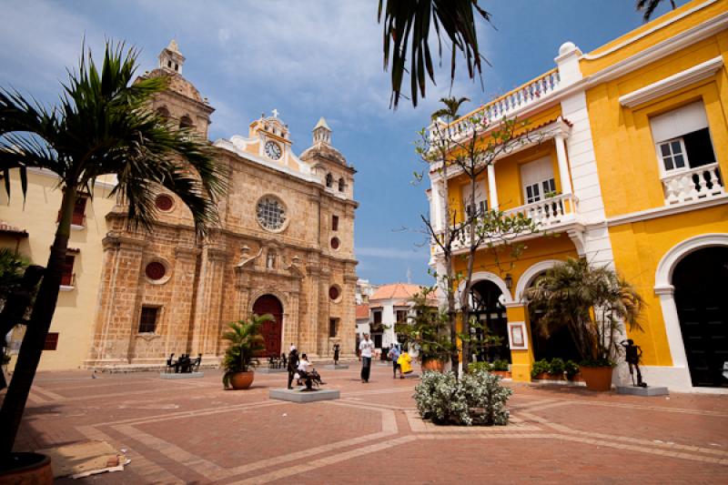 Iglesia y Convento San Pedro Claver, Cartagena, Bo...