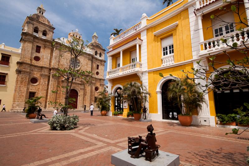 Iglesia y Convento San Pedro Claver, Cartagena, Bo...