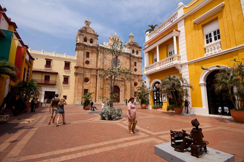 Iglesia y Convento San Pedro Claver, Cartagena, Bo...