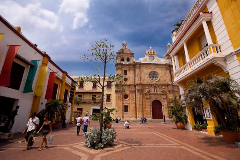 Iglesia y Convento San Pedro Claver, Cartagena, Bo...