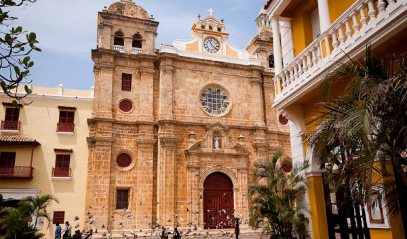 Iglesia y Convento San Pedro Claver, Cartagena, Bo...