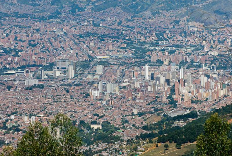 Panoramica de la Ciudad de Medellin, Antioquia, Co...