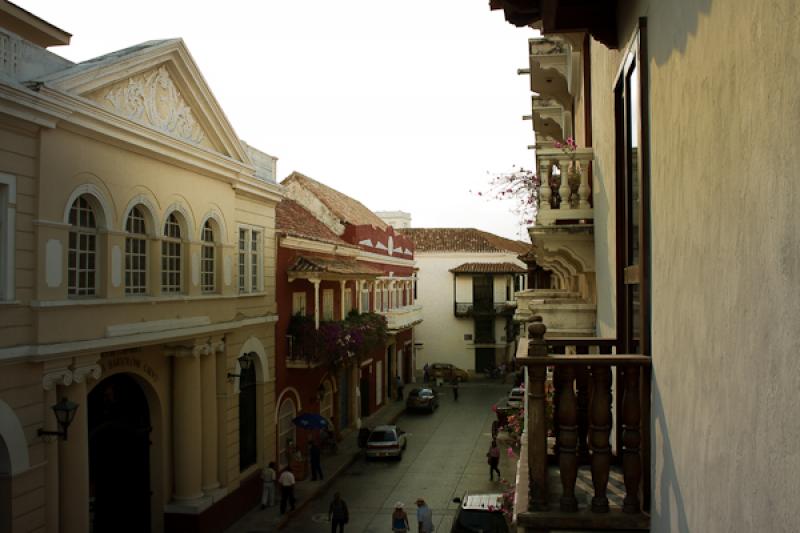 Arquitectura Colonial, Cartagena, Bolivar, Colombi...