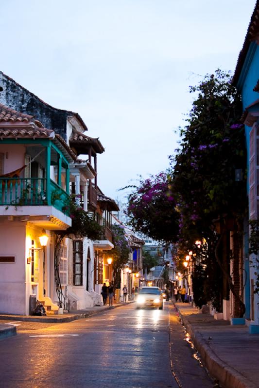 Arquitectura Colonial, Cartagena, Bolivar, Colombi...