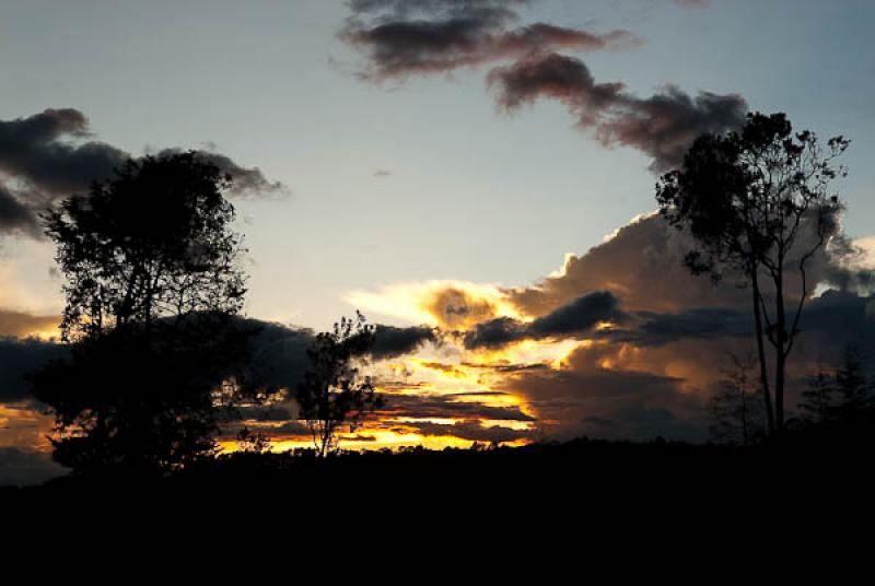 Atardecer en Santa Elena, Medellin, Antioquia, Col...