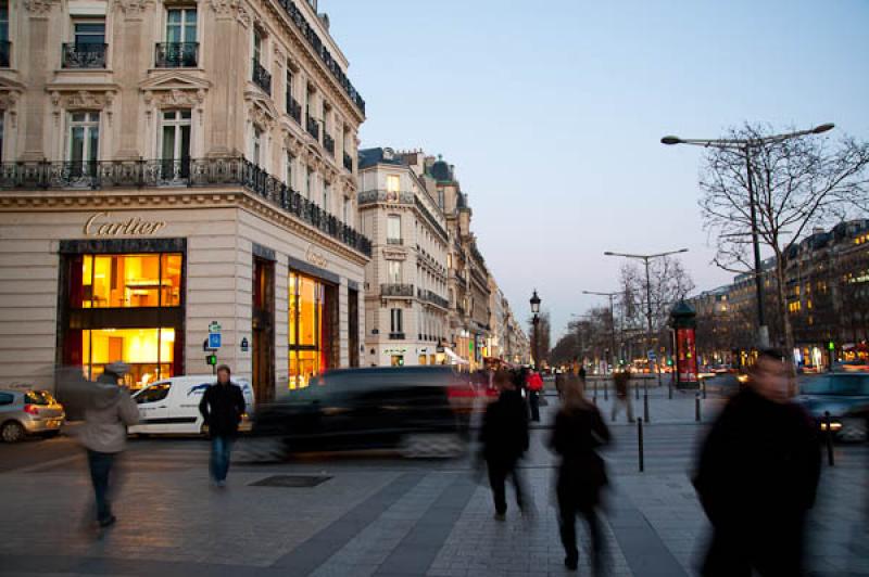 Avenida de los Campos Eliseos, Paris, Francia, Eur...