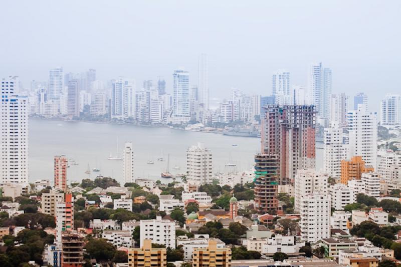 Panoramica del El Laguito, Cartagena, Bolivar, Col...