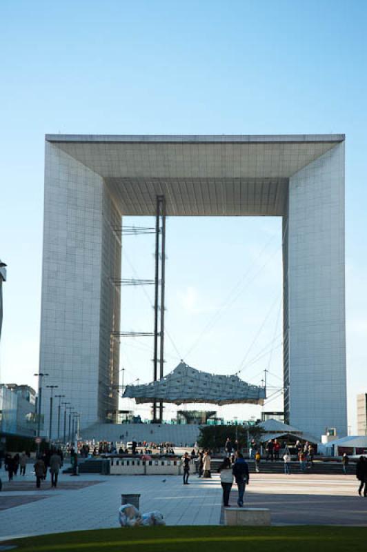 Arco de la Defensa, La Defense, Paris, Francia, Eu...