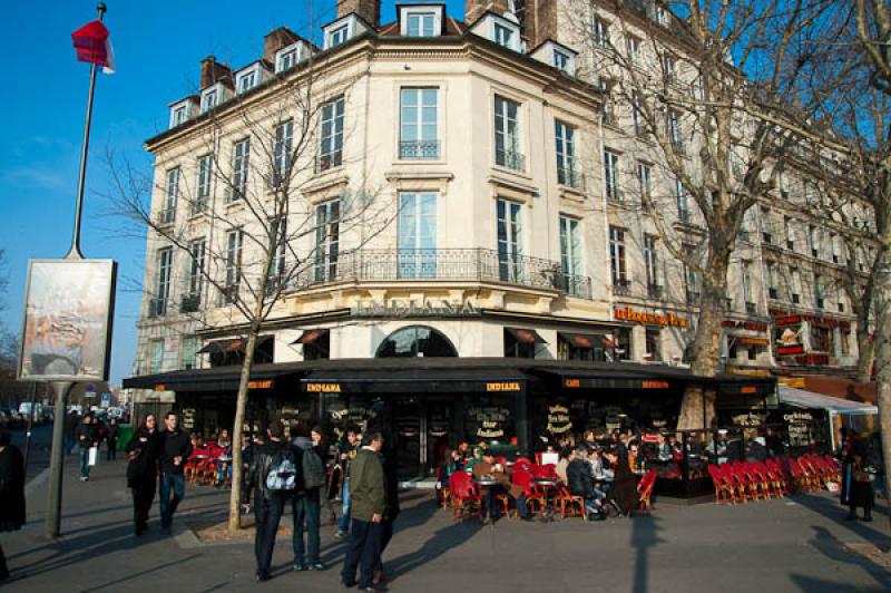 Plaza de la Bastilla, Paris, Francia, Europa Occid...