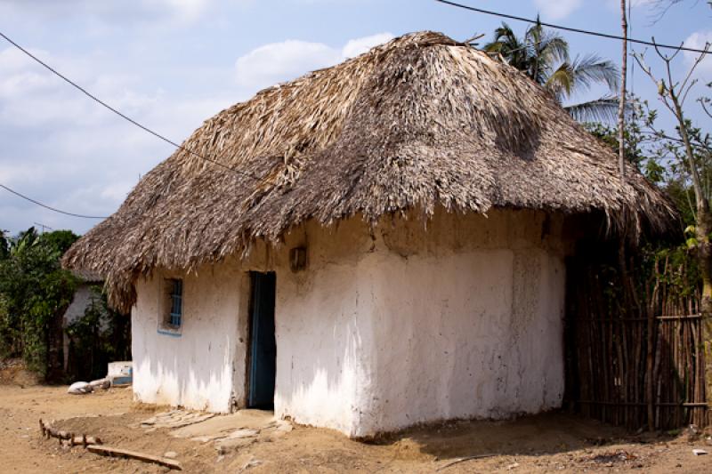 Vivienda Tradicional, San Basilio de Palenque, Mah...