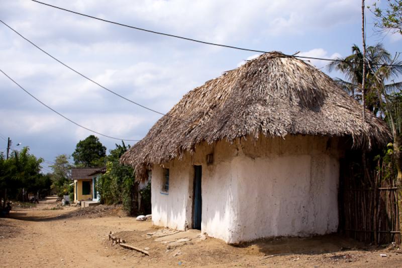 Vivienda Tradicional, San Basilio de Palenque, Mah...