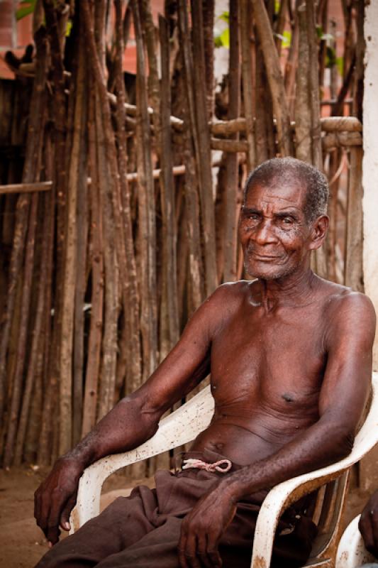 Hombre Afrocolombiano, San Basilio de Palenque, Ma...