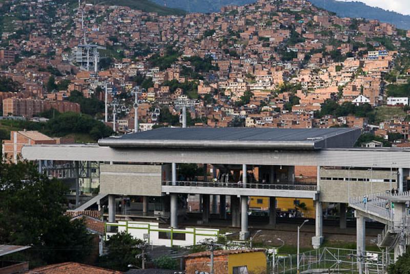 Estacion San Javier, Medellin, Antioquia, Colombia