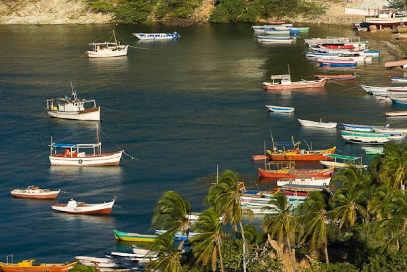 Bahia Taganga, Taganga, Santa Marta, Magdalena, Co...