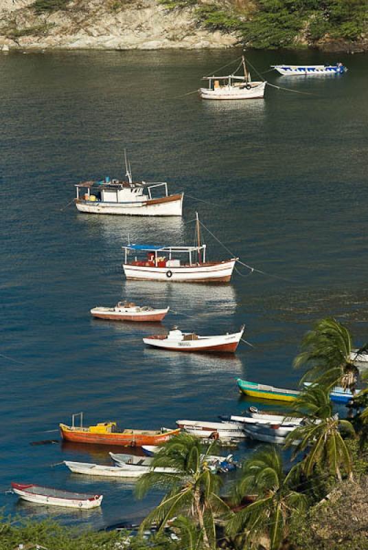 Bahia Taganga, Taganga, Santa Marta, Magdalena, Co...