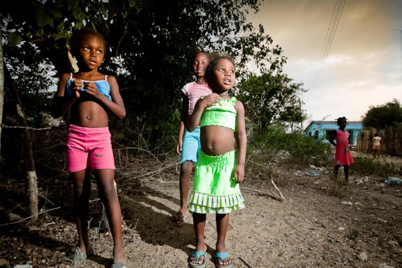 NiÃ±as Afrocolombianas, San Basilio de Palenque,...