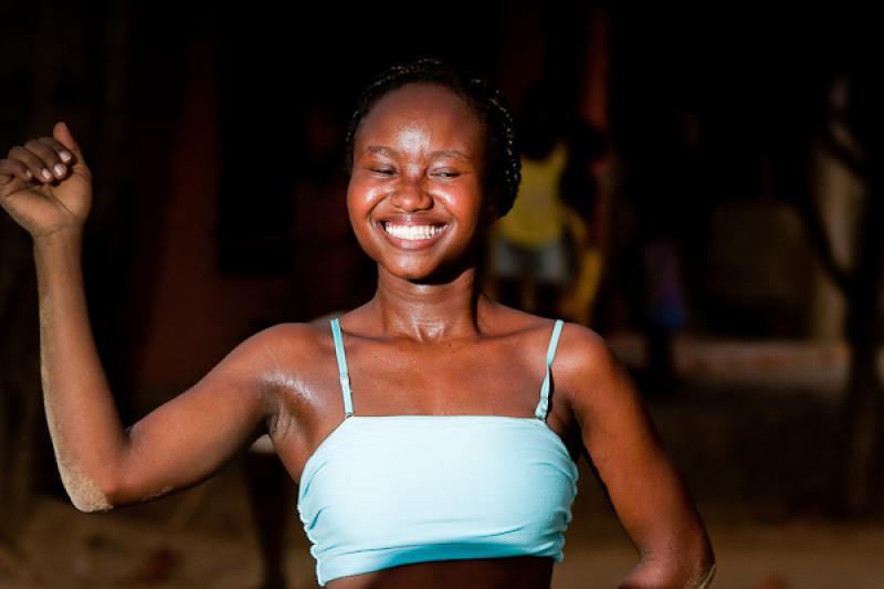 Mujer Afrocolombiana, San Basilio de Palenque, Mah...