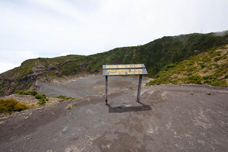 Crater Diego de la Haya, Volcan Irazu, Cartago, Co...