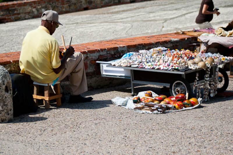 Hombre Trabajando, Cartagena, Bolivar, Colombia