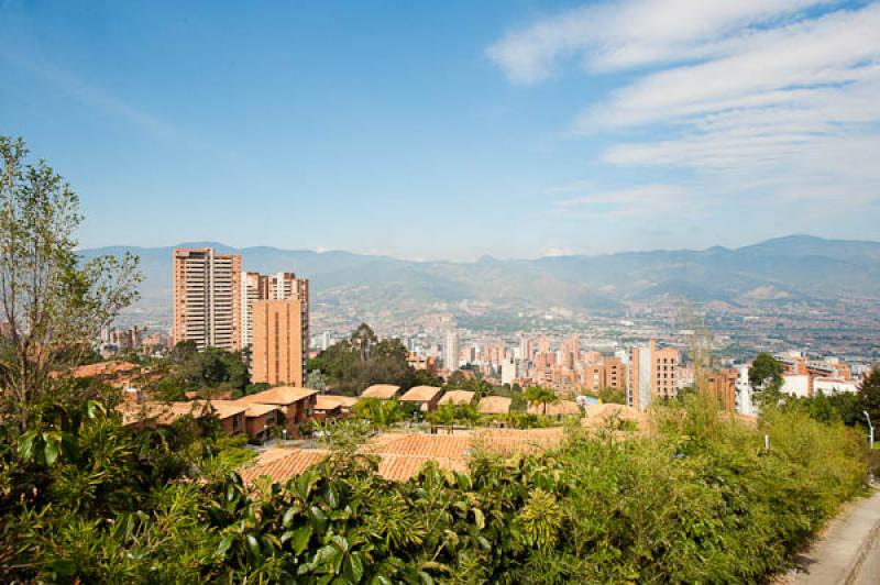 Panoramica de la Ciuda de Medellin, Antioquia, Col...