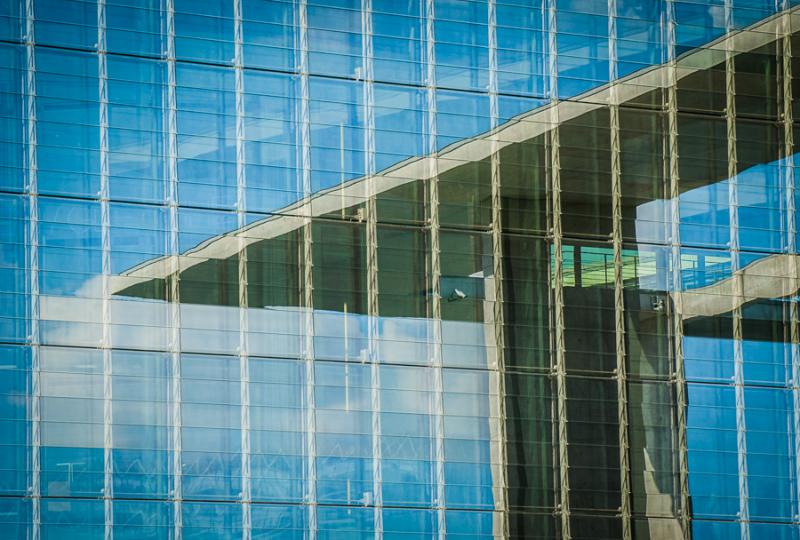 Ventanas de un Edificio, Berlin, Alemania, Europa ...