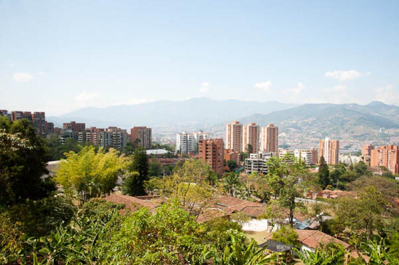 Panoramica de la Ciuda de Medellin, Antioquia, Col...