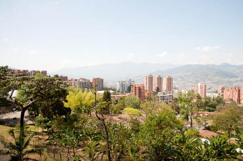 Panoramica de la Ciuda de Medellin, Antioquia, Col...