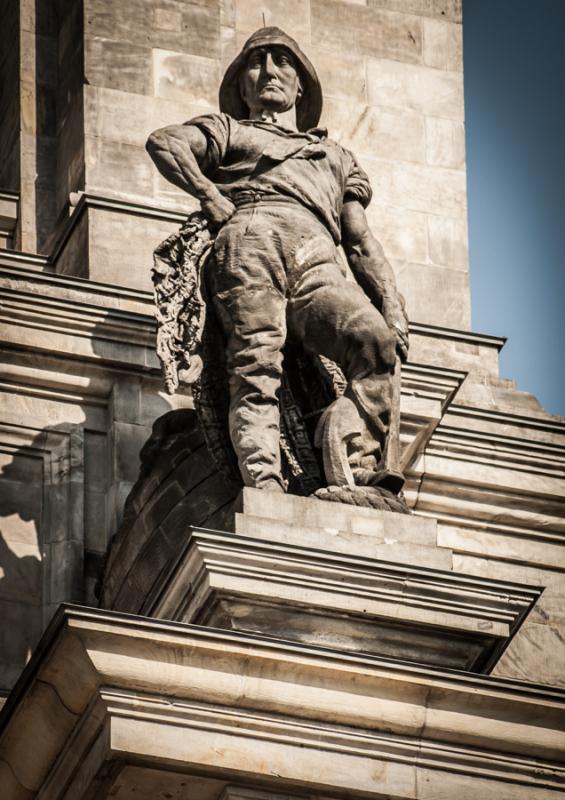 Escultura del Reichstag Berlin, Alemania, Europa C...